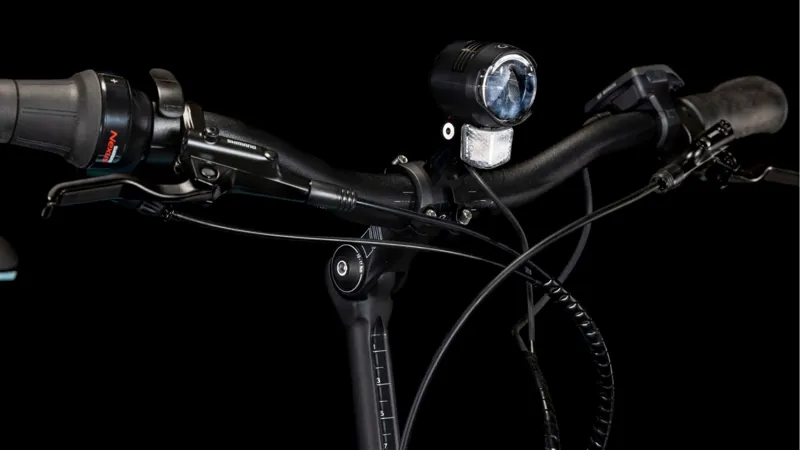 Cube Compact Hybrid Comfort 500 Electric Bike in Aruba Blue/Reflex-5